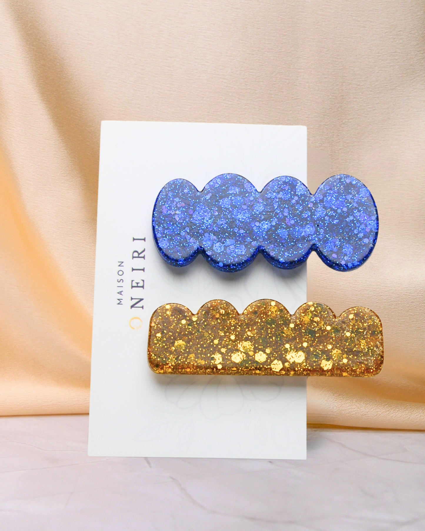 Lots 2 Barrettes paillettes