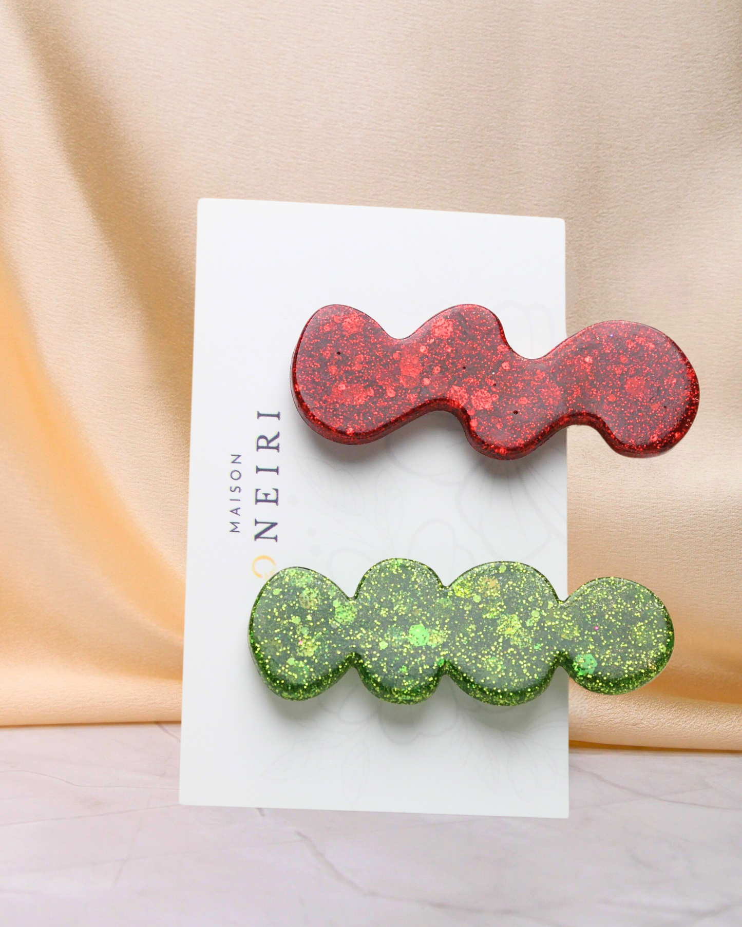 Lots 2 Barrettes paillettes