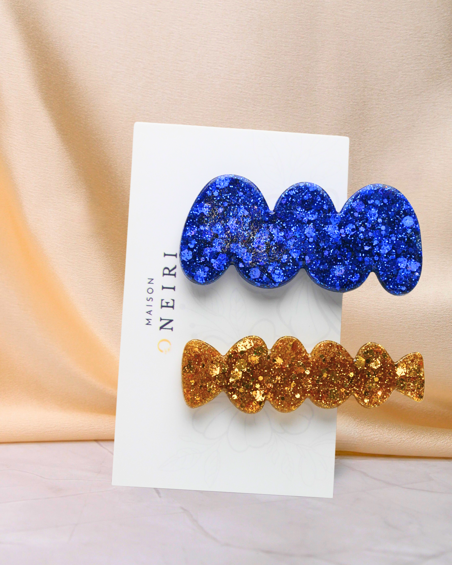 Lots 2 Barrettes paillettes