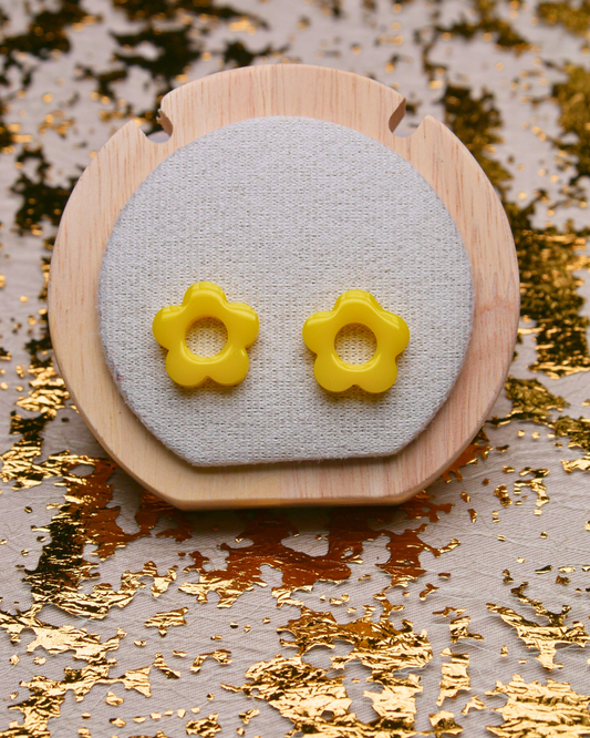 Créoles à fleurs interchangeables