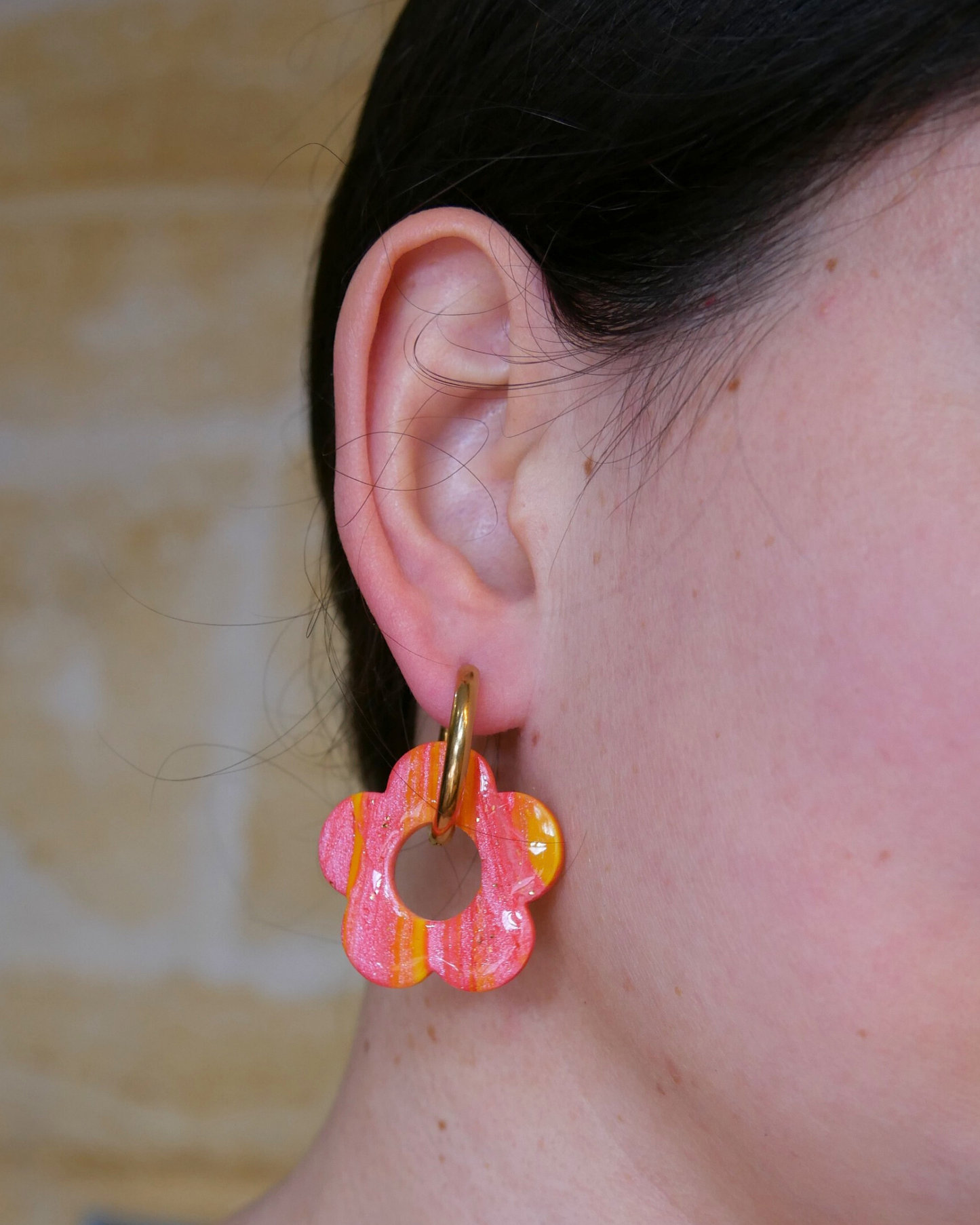 Boucles d'oreilles Cerise