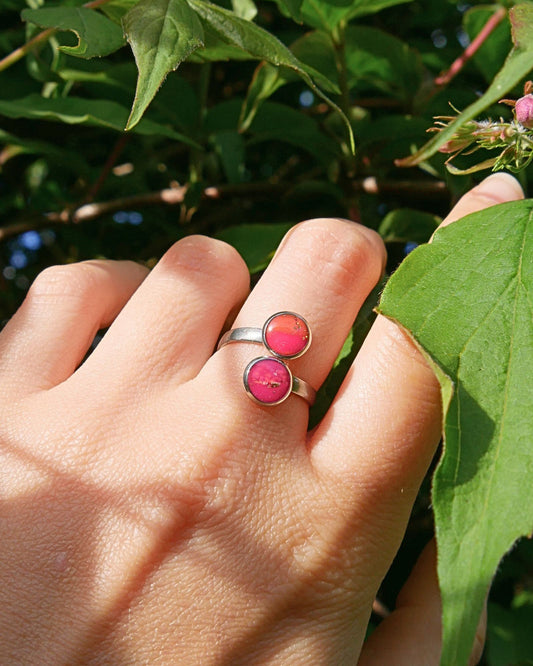 Bague Audrey - Rose & orange