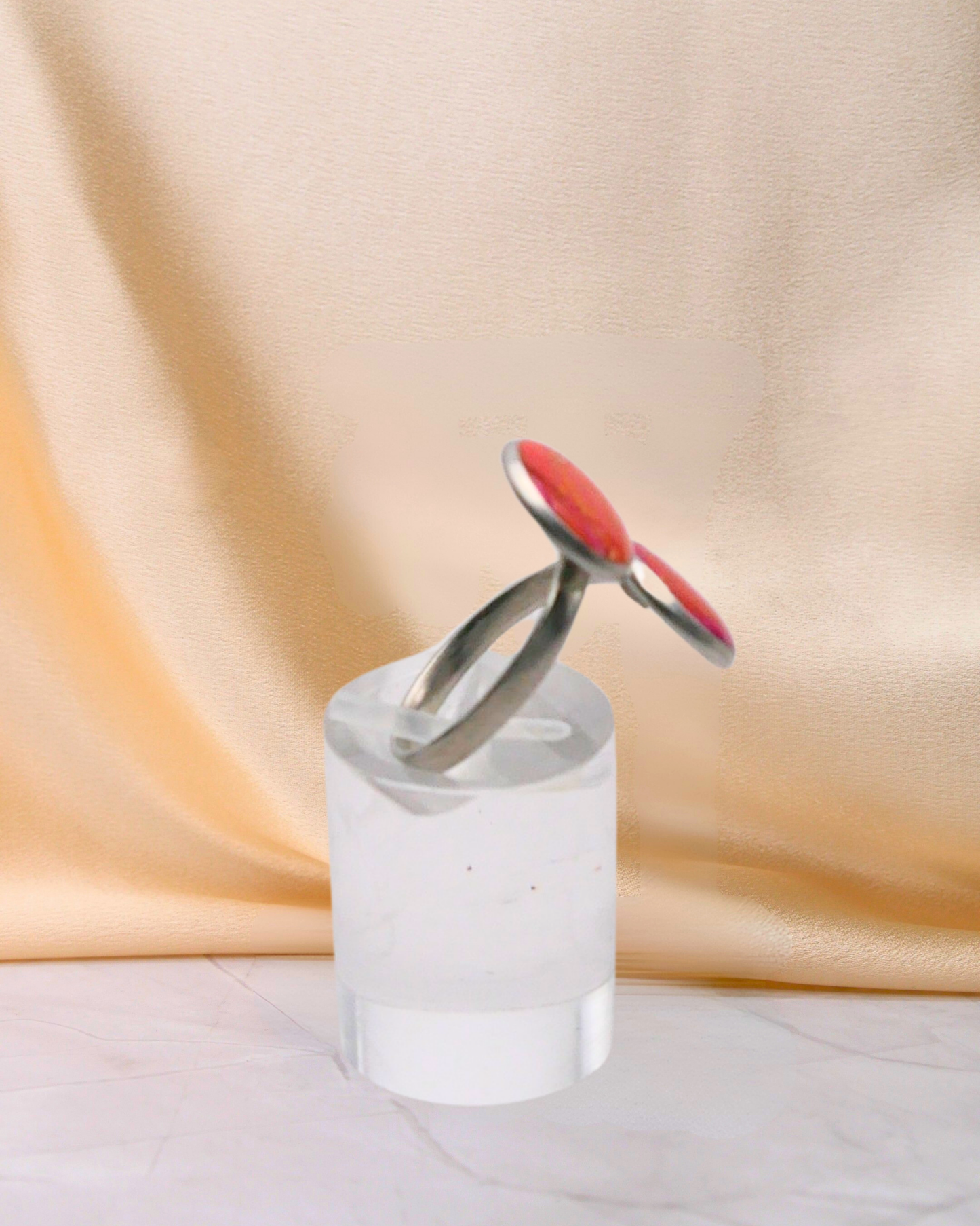 Bague Nathalie - Rose & orange