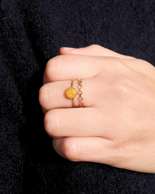 Bague Viloine - Jaune