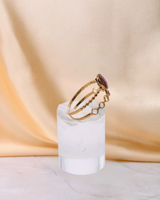 Bague Violine - Bordeaux