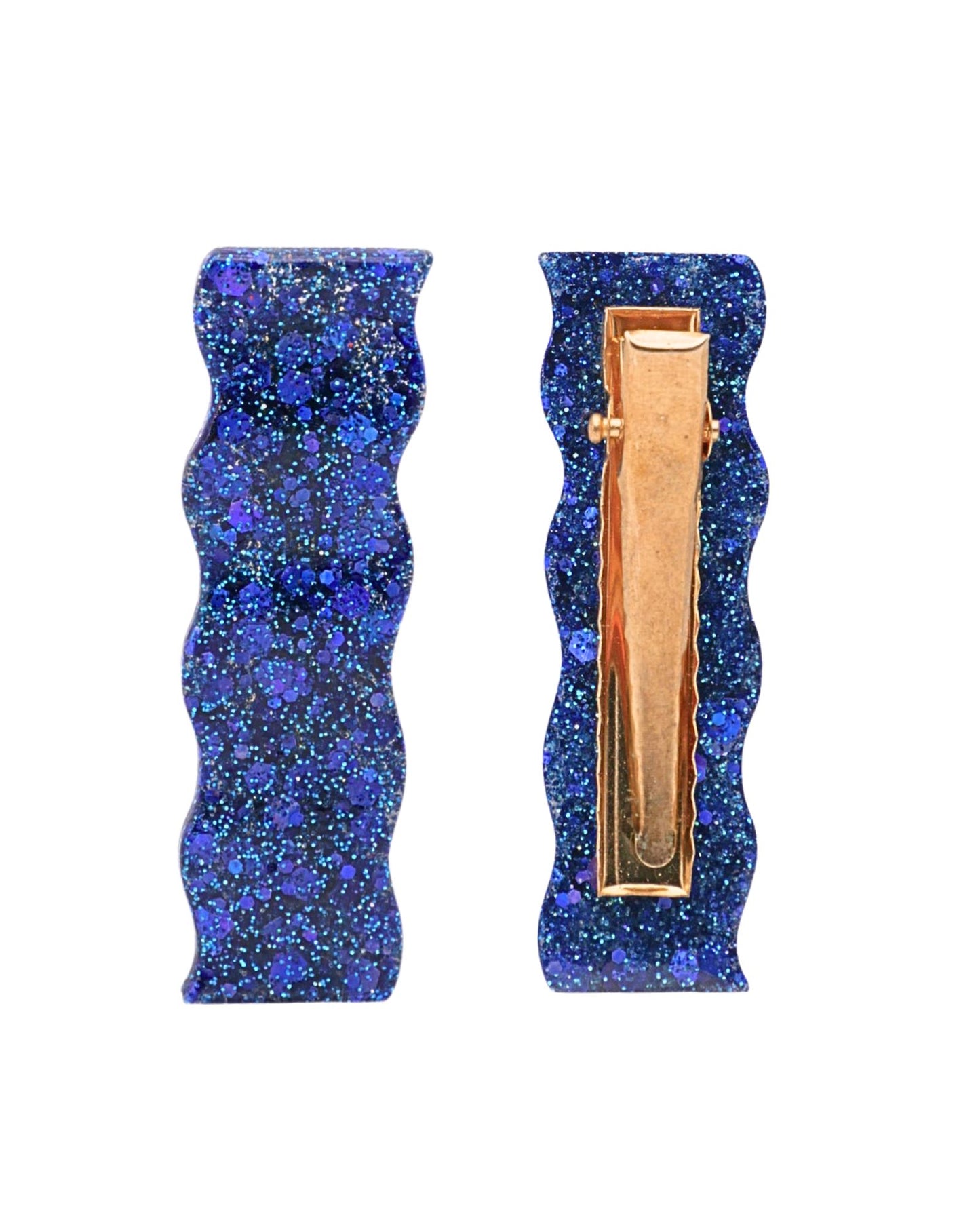Barrette à paillettes vagues - Alice