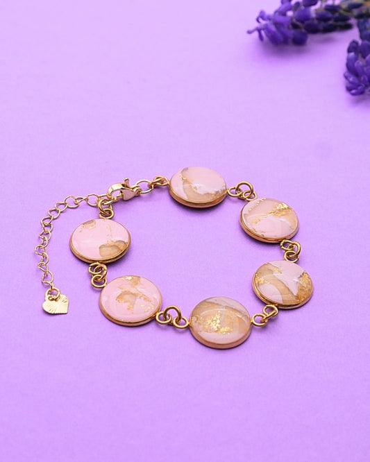 Bracelet Viviana - Rose clair