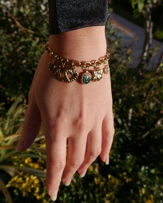 Bracelet à breloques - Vert