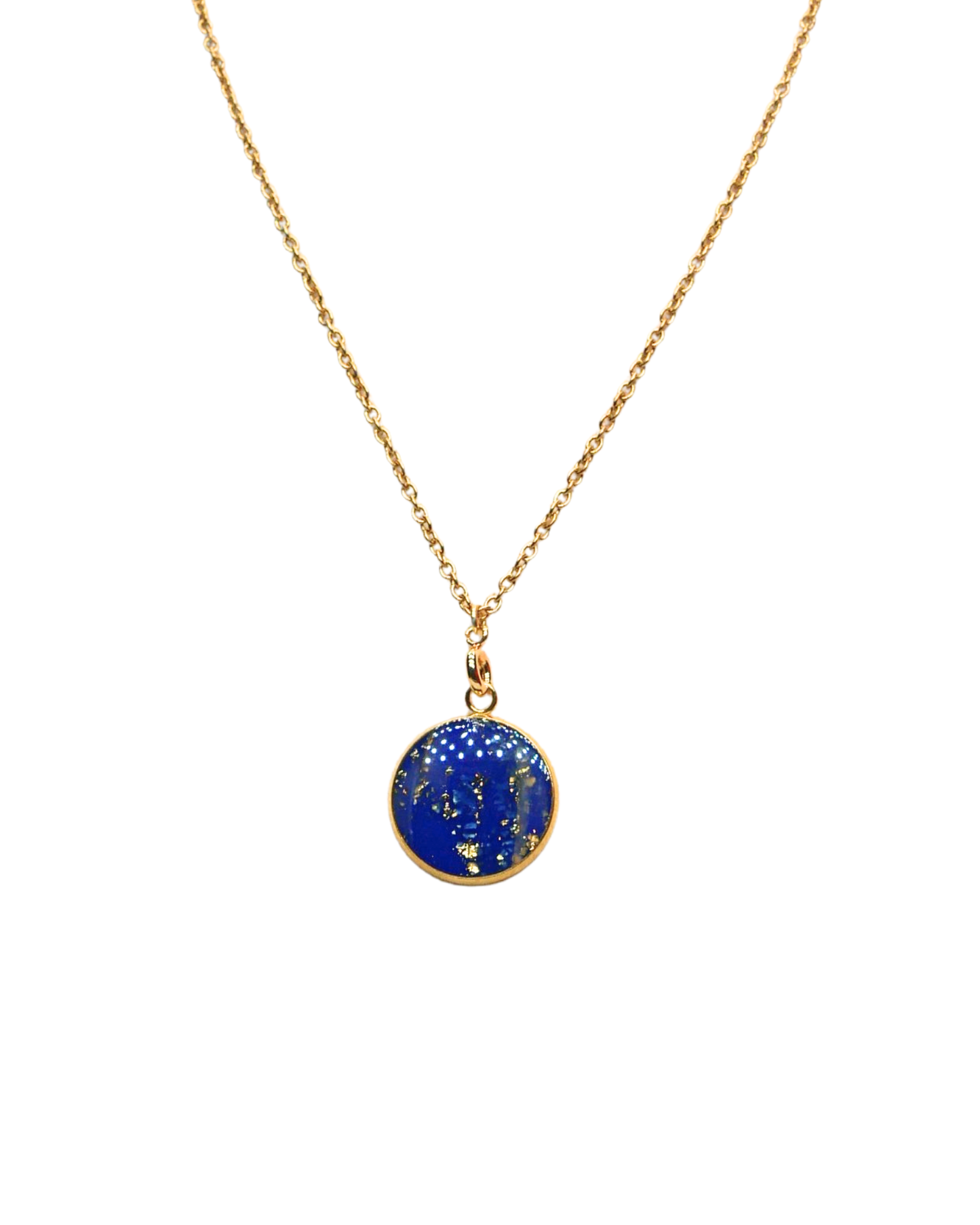 Collier Virginie - Bleu électrique