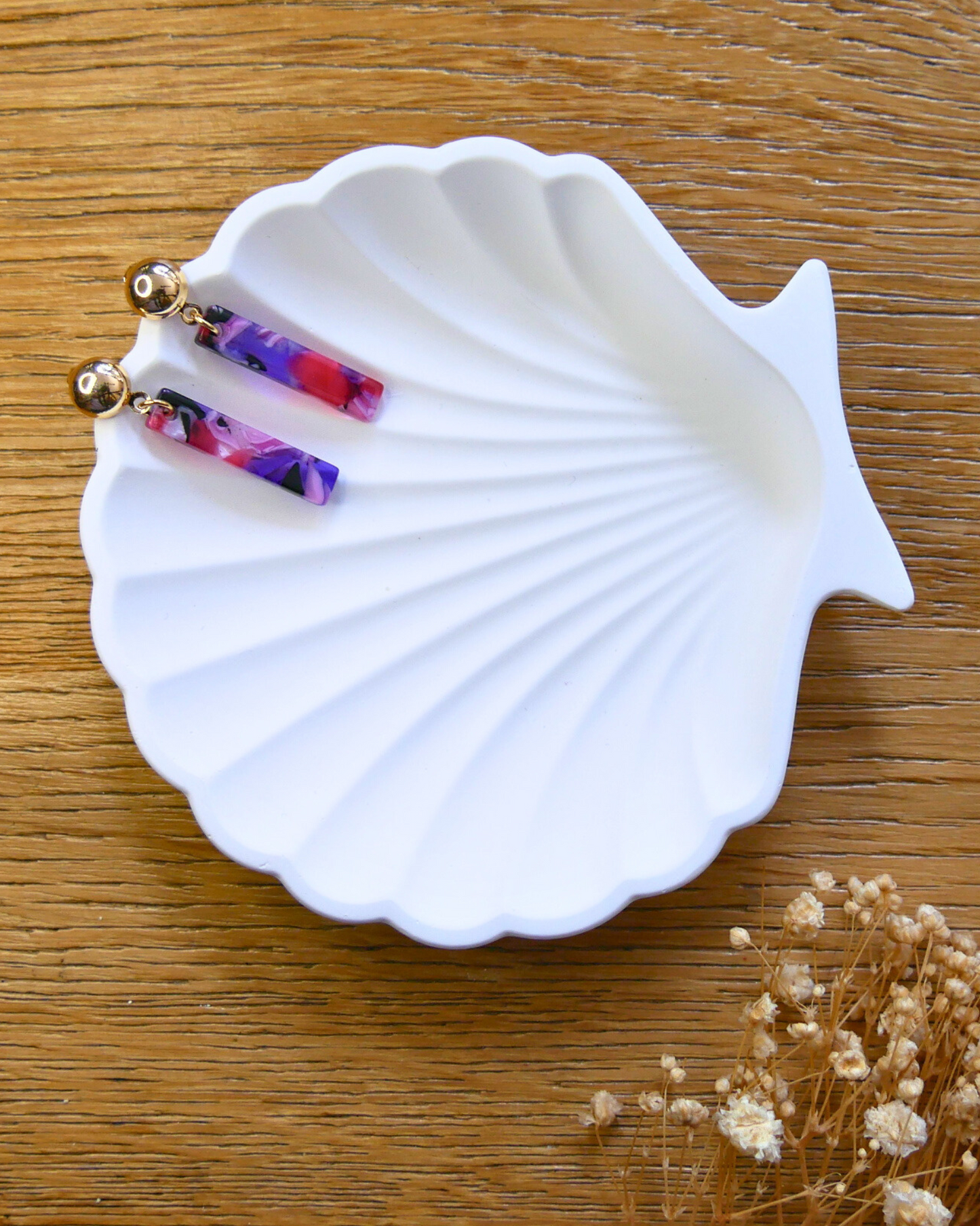 Boucles d'oreilles Manon - 4 couleurs