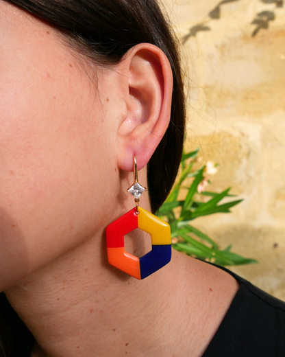 Boucles d'oreilles Aria - 3 couleurs