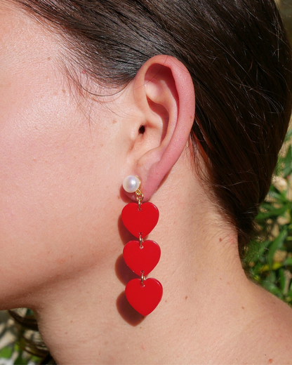 Boucles d'oreilles Marie - 2 couleurs