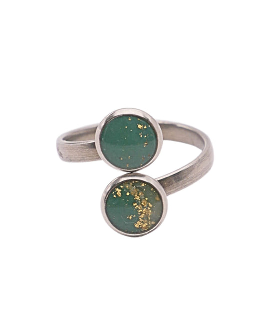 Bague Audrey - Vert foncé