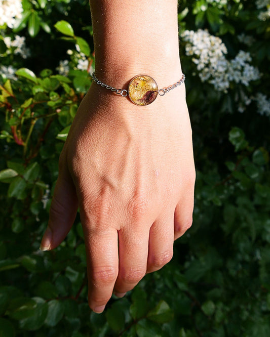 Bracelet Betsy - Marron & doré