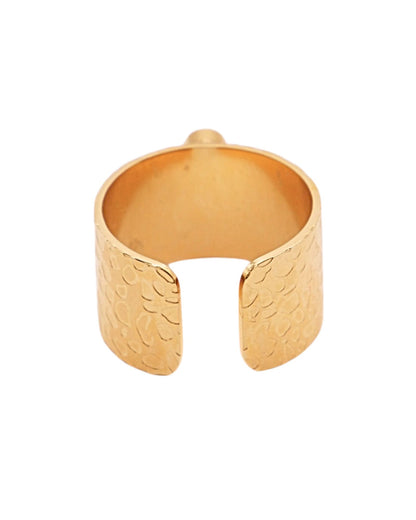 Bague Marion - Bordeaux & doré