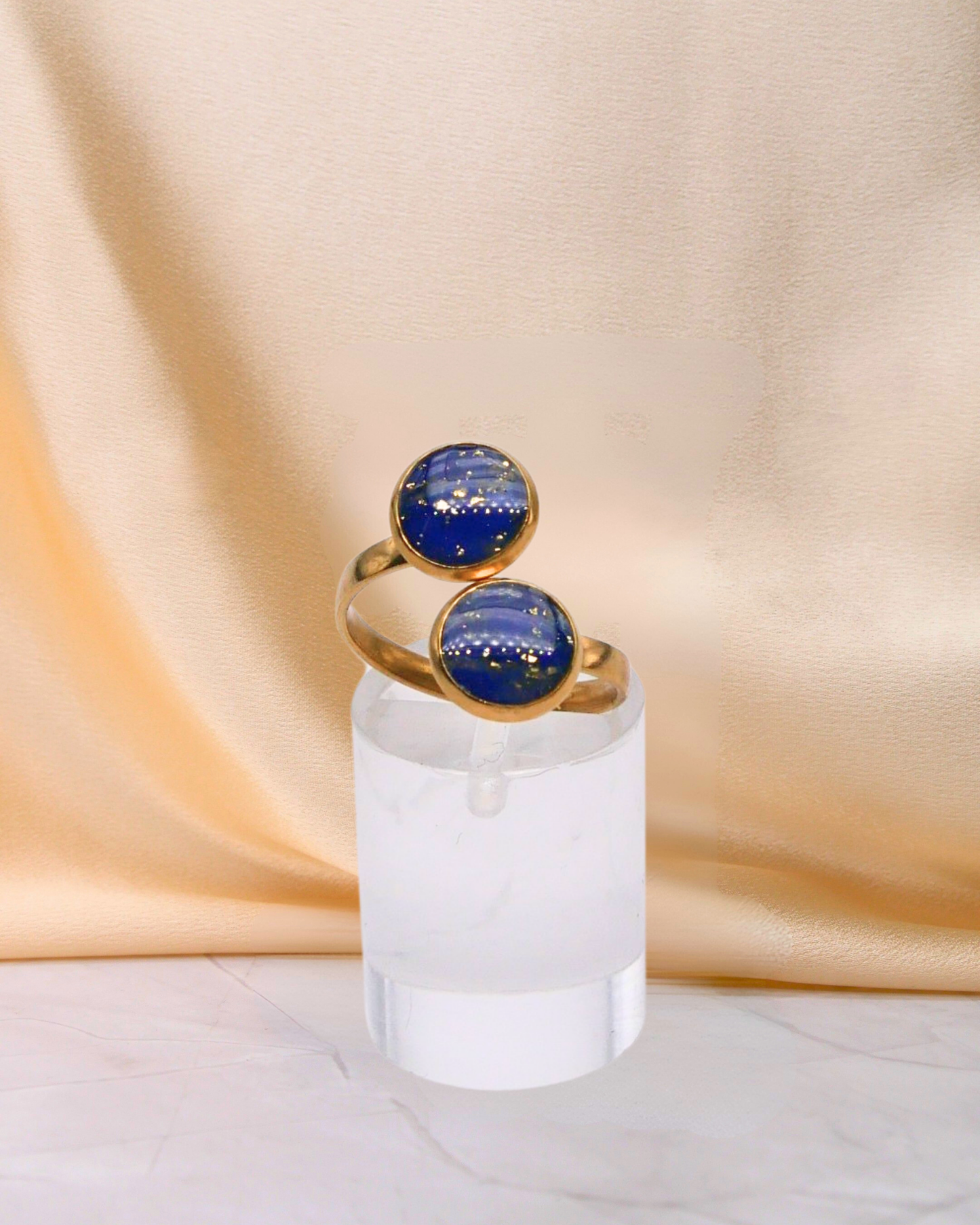 Bague Nathalie - Bleu électrique
