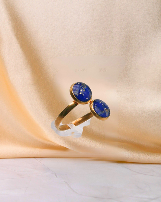 Bague Nathalie - Bleu électrique