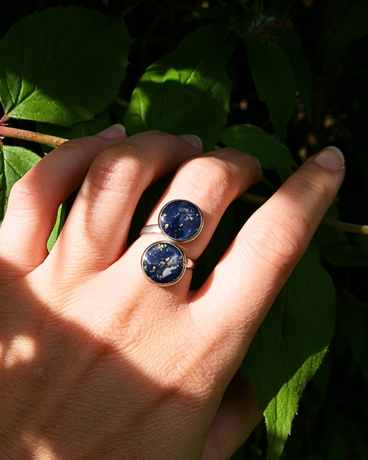 Bague Nathalie - Bleu foncé