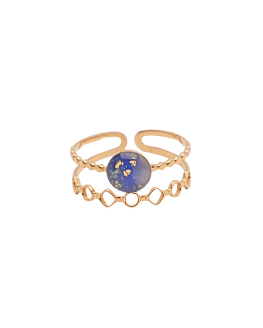 Bague Viloine - Bleu foncé