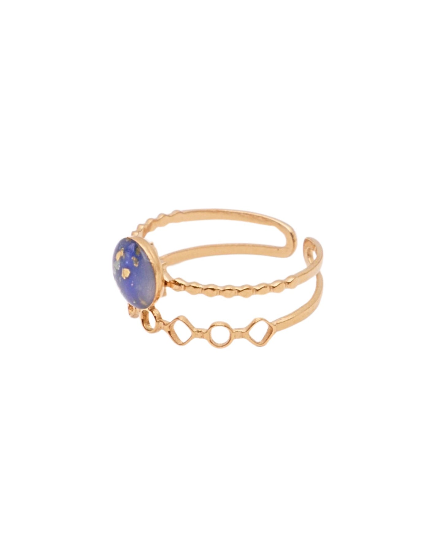 Bague Viloine - Bleu foncé