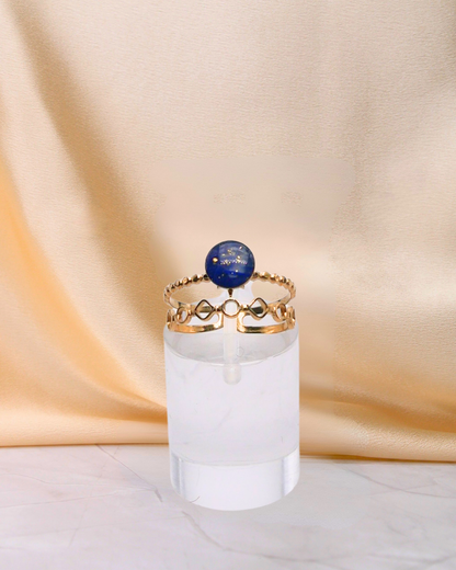 Bague Violine - Bleu