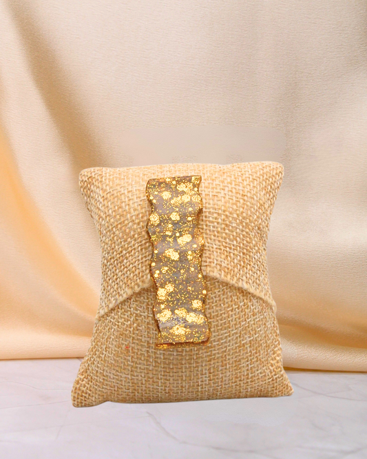 Barrette à paillettes vagues - Alice