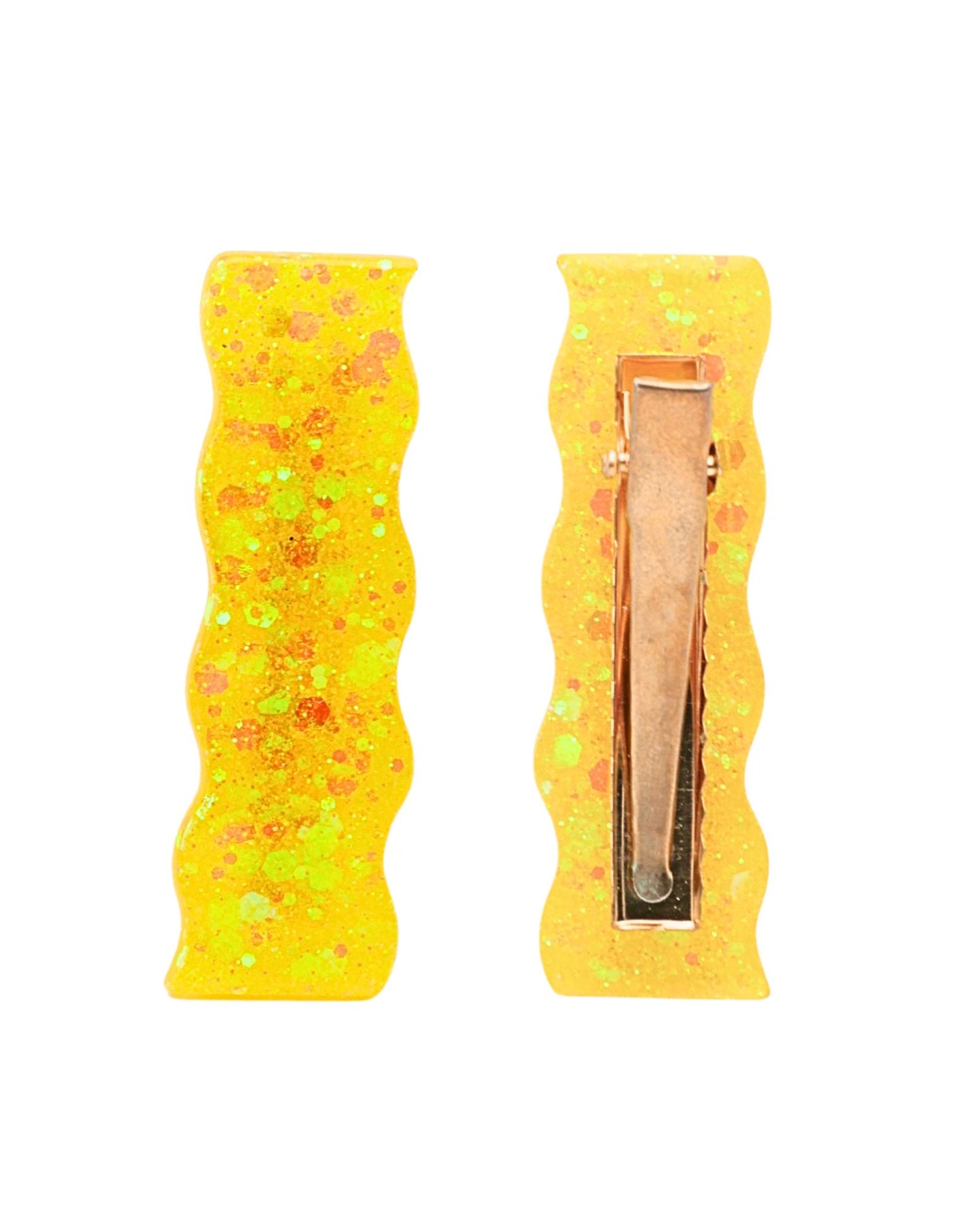 Barrette à paillettes vagues - Alice