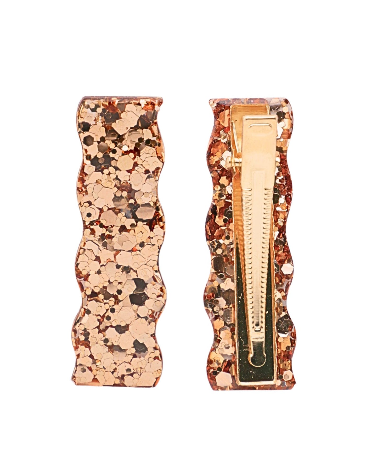 Barrette à paillettes vagues - Alice