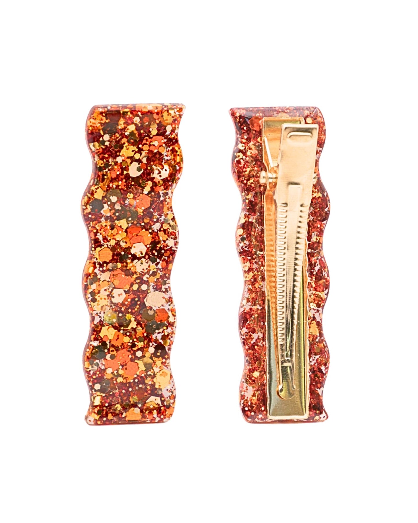 Barrette à paillettes vagues - Alice