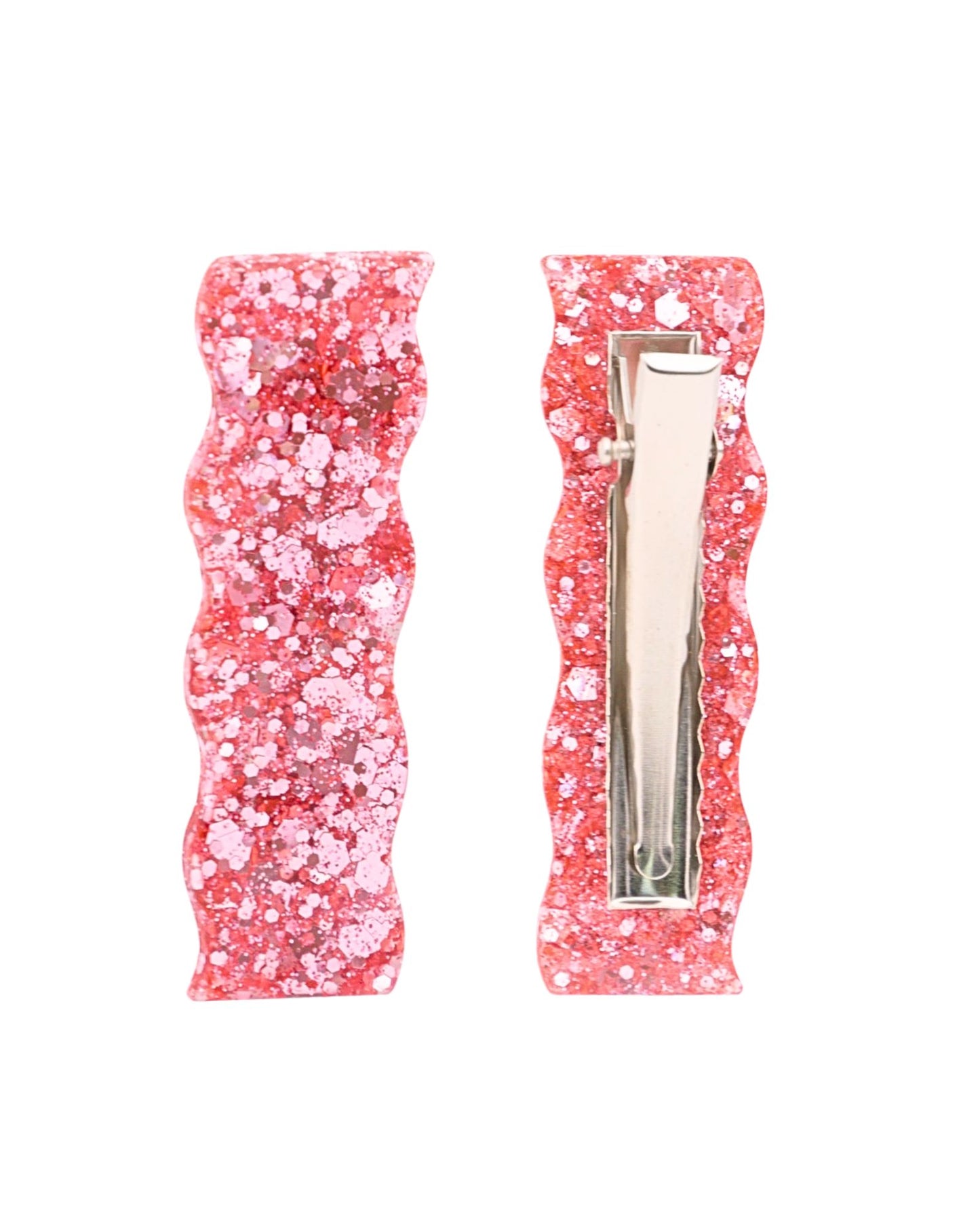 Barrette à paillettes vagues - Alice
