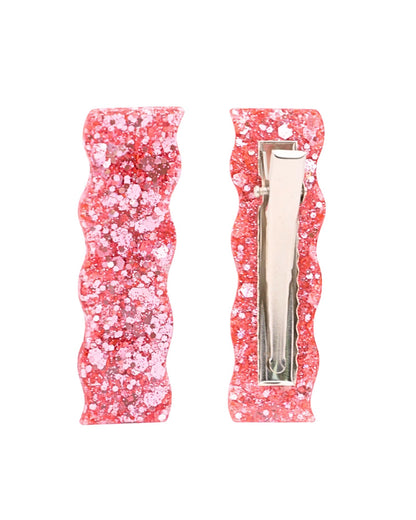 Barrette à paillettes vagues - Alice