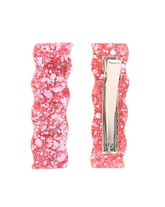 Barrette à paillettes vagues - Alice