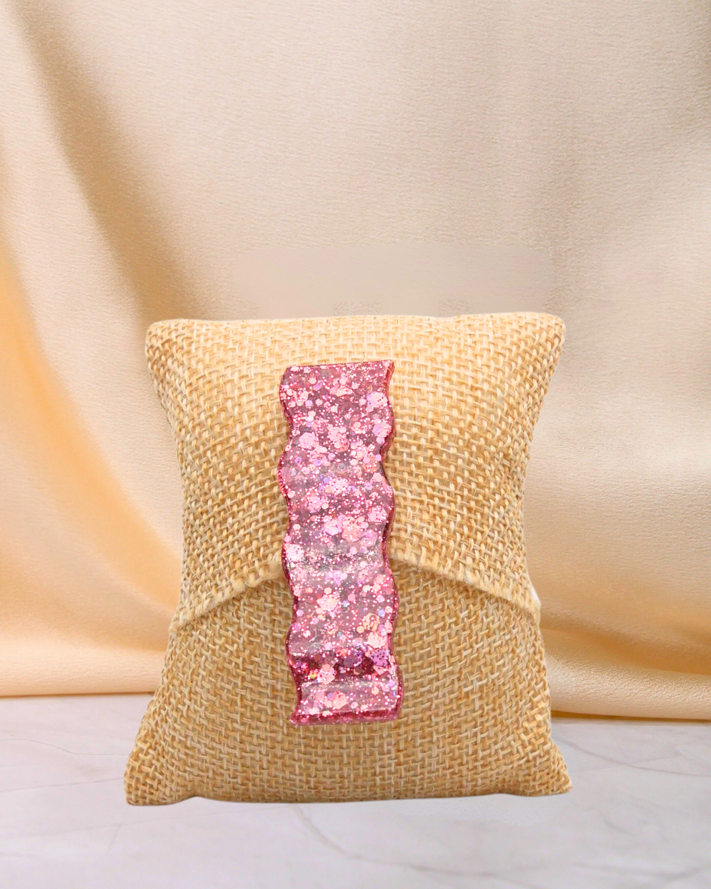 Barrette à paillettes vagues - Alice