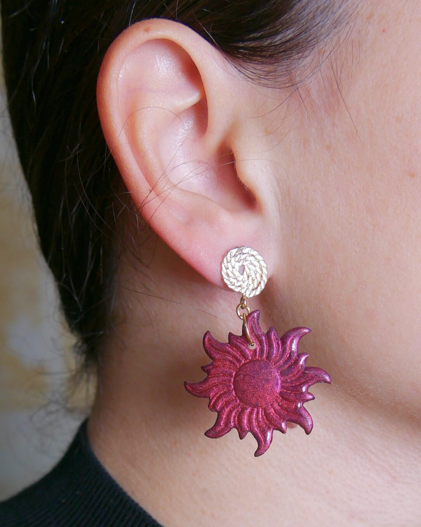Boucles d'oreilles Elodie - 3 couleurs