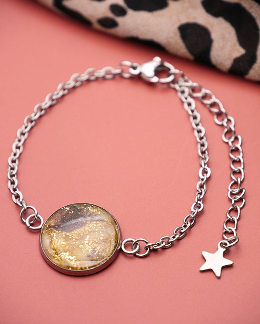 Bracelet Betsy - Marron & doré