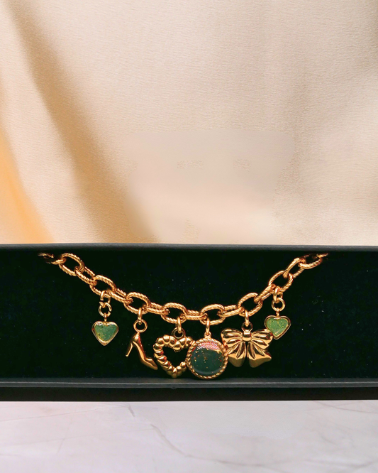 Bracelet à breloques -  Vert