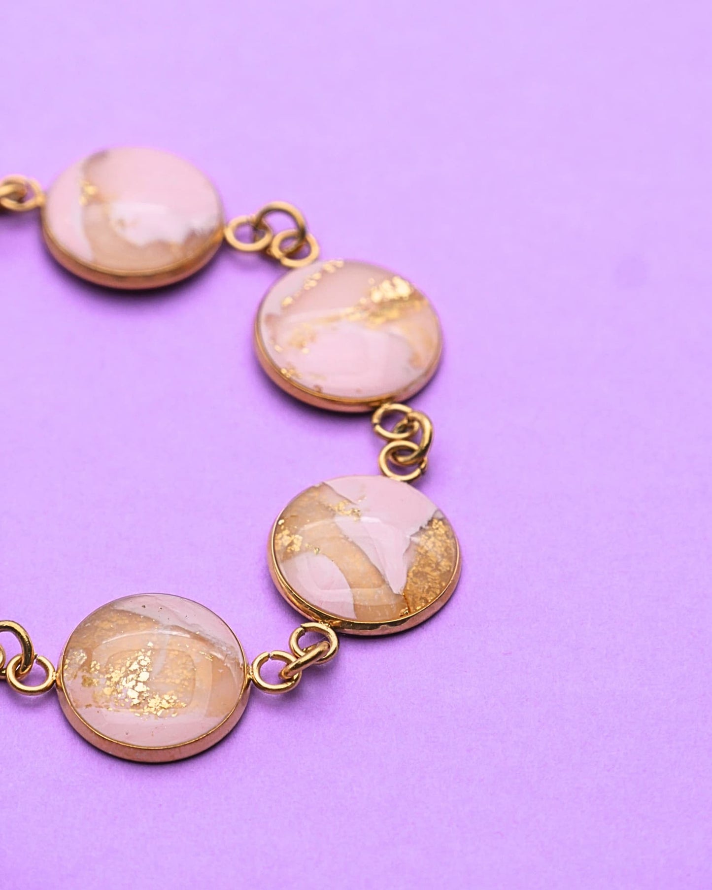 Bracelet Viviana - Rose clair