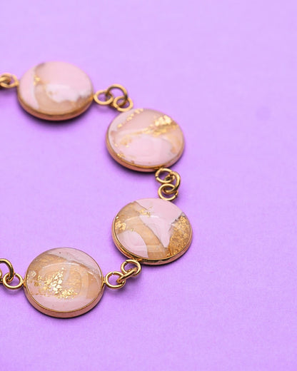 Bracelet Viviana - Rose clair