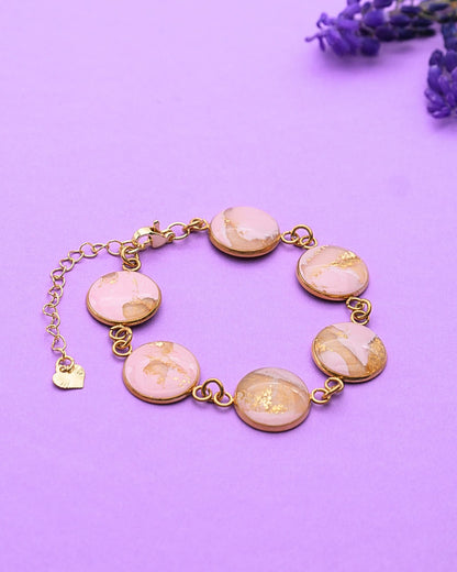 Bracelet Viviana - Rose clair