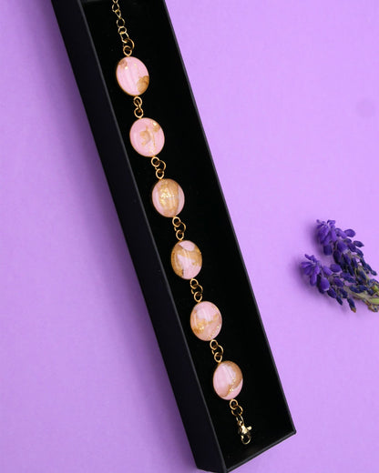 Bracelet Viviana - Rose clair
