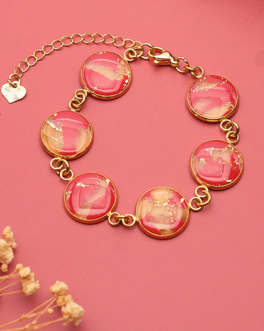 Bracelet Viviana - Rouge rouille