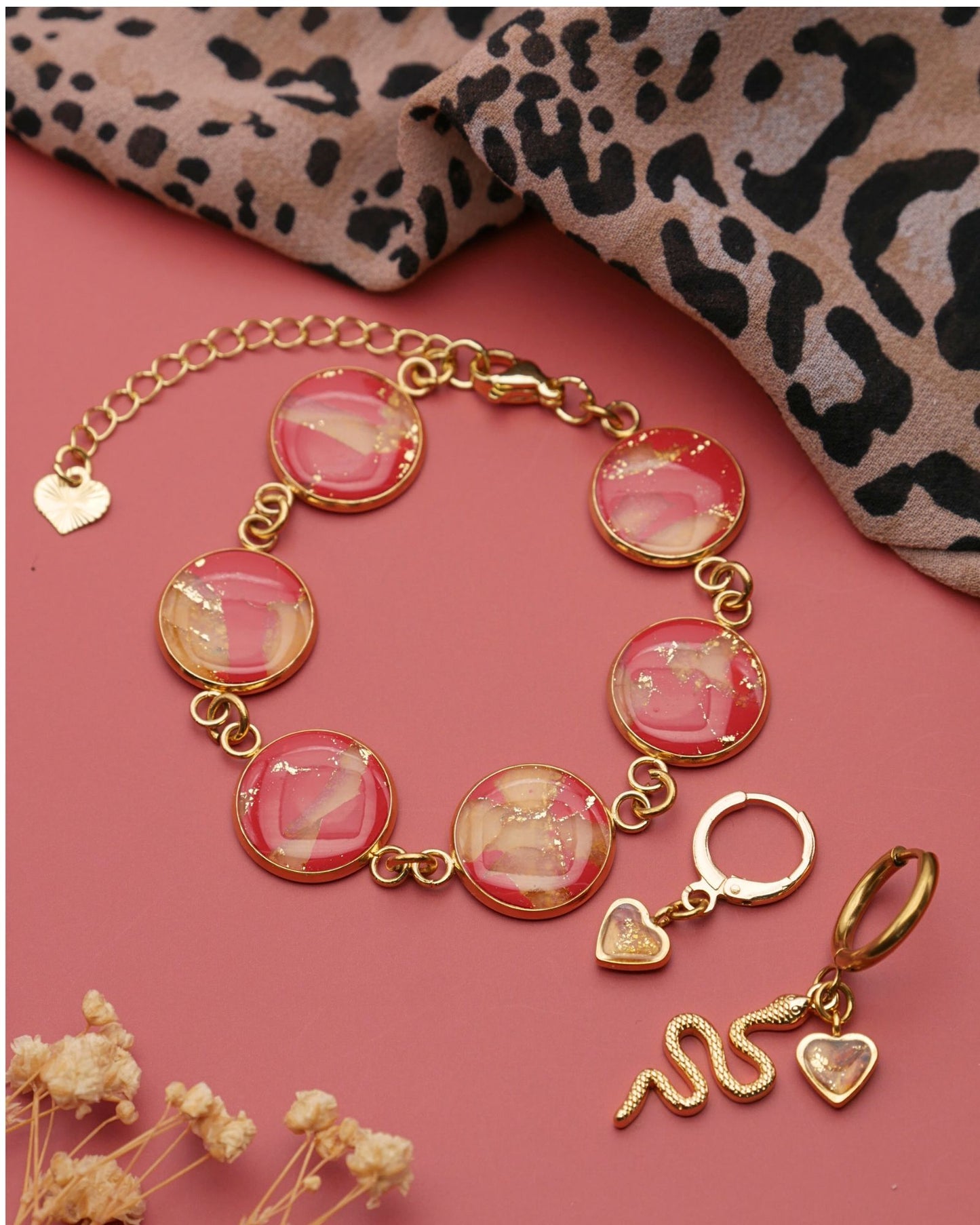 Bracelet Viviana - Rouge rouille