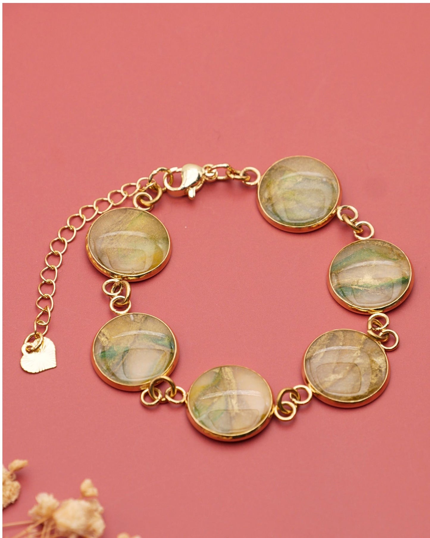 Bracelet Viviana - Vert & doré