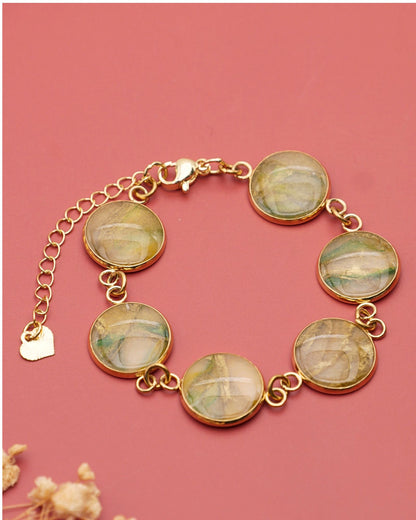 Bracelet Viviana - Vert & doré
