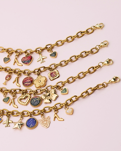 Bracelet à breloques -  Vert