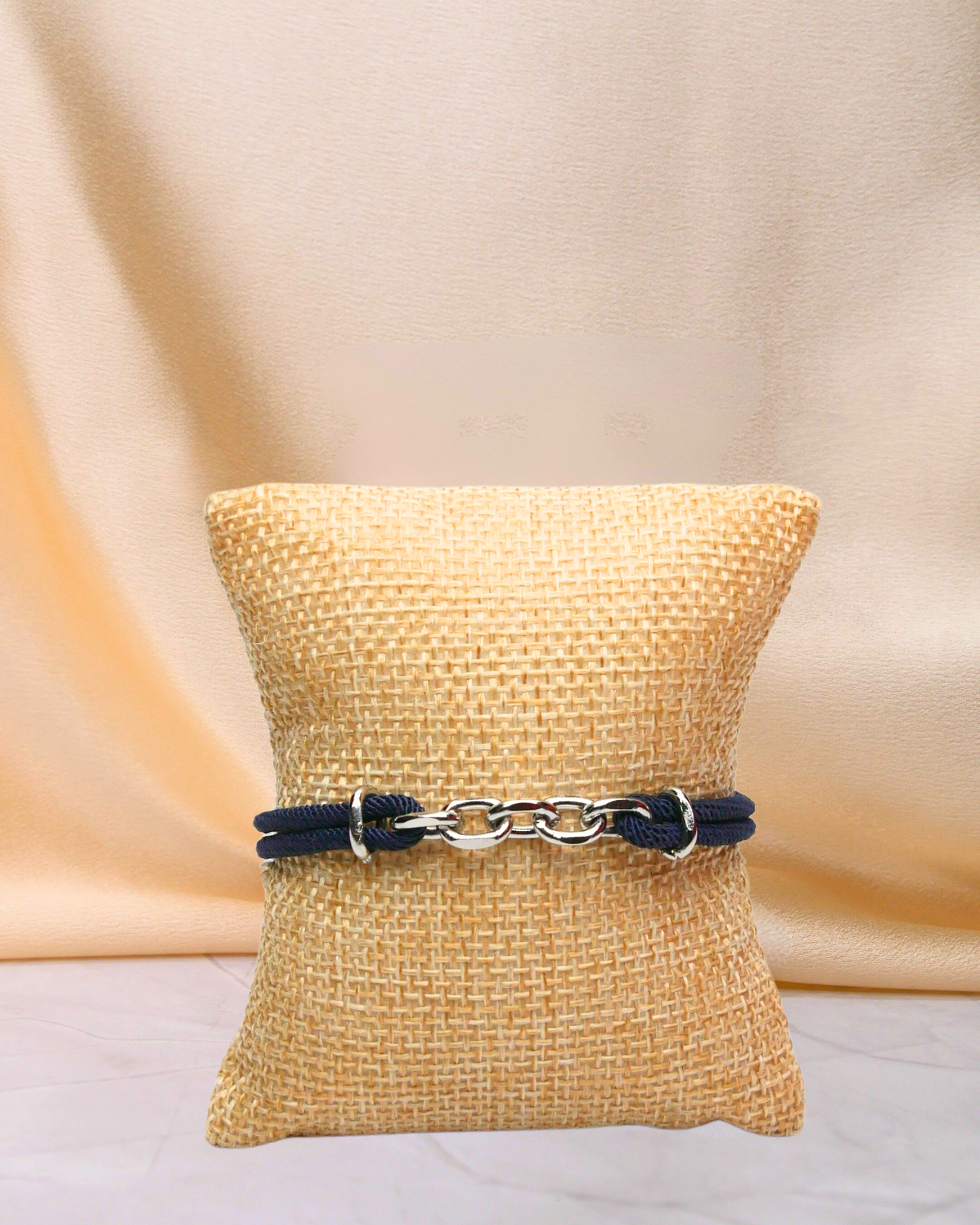 Bracelet cordon à maillons