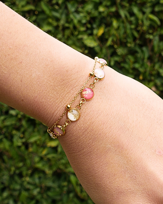 Bracelet double rang - 6 couleurs