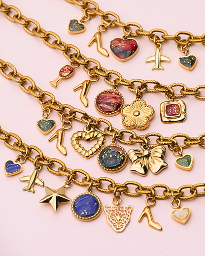 Bracelet à breloques -  Vert