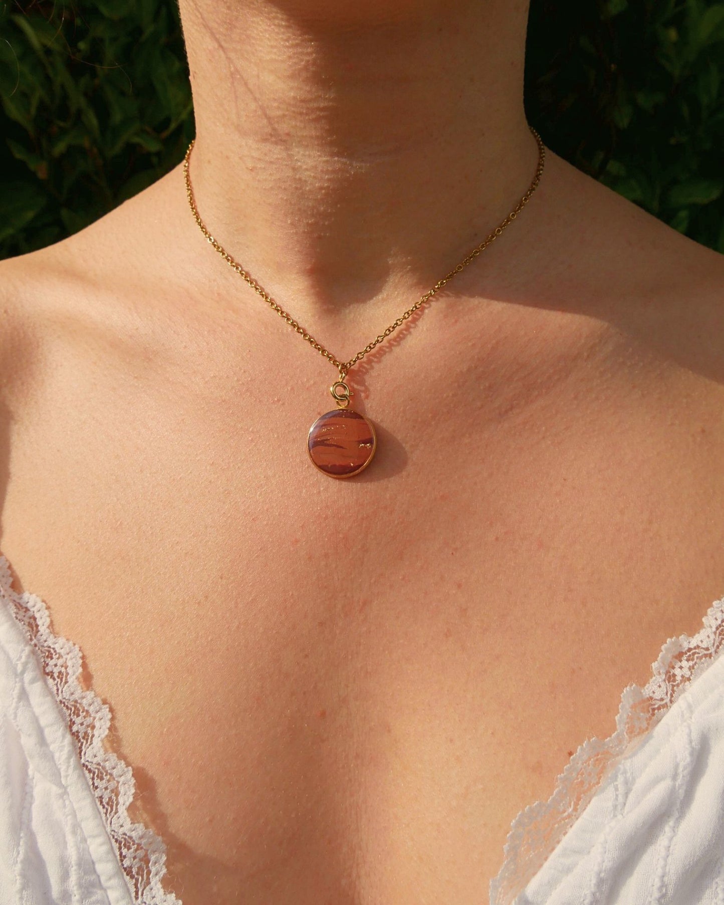 Collier Virginie - Marron