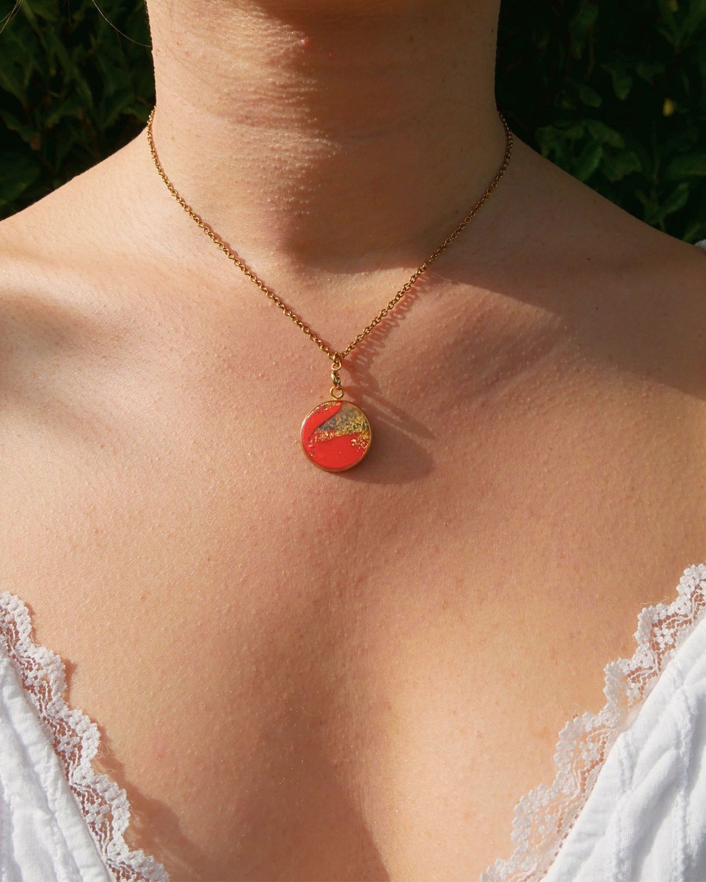 Collier Virginie - Rouge